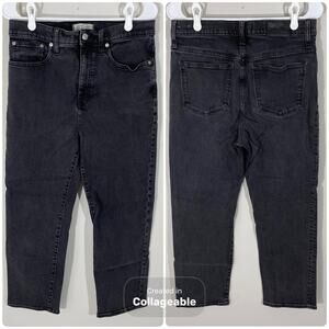 MADEWELL Classic Straight Jeans Women’s Size 29 Lunar Black J2054 Stretch